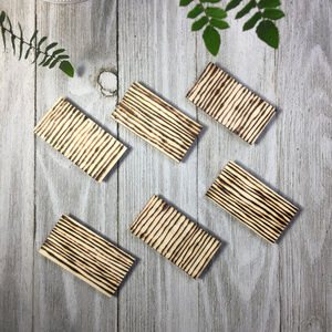Knot & Kiln Wood-burned Minimalistic Magnet Set